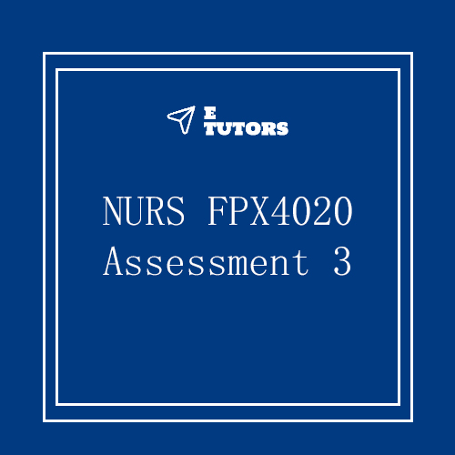 NURS FPX 4020 Assessment 3 Improvement Plan In-Service Presentation