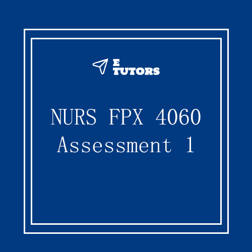 NURS FPX 4060 Assessment 1 Health Promotion Plan