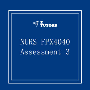 NURS FPX 4040 Assessment 3 Evidence-Based Proposal And Annotated Bibliography On Technology In Nursing