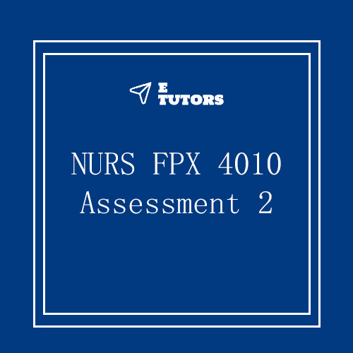 NURS FPX 4010 Assessment 2 Interview And Interdisciplinary Issue Identification​