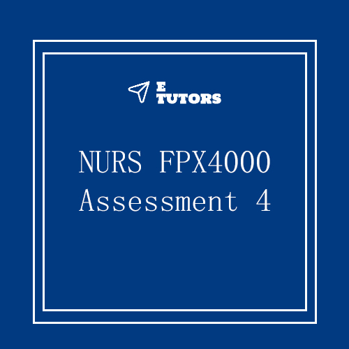 NURS FPX 4000 Assessment 4 Analyzing Health Care Issues