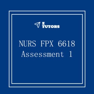 NURS FPX 6618 Assessment 1