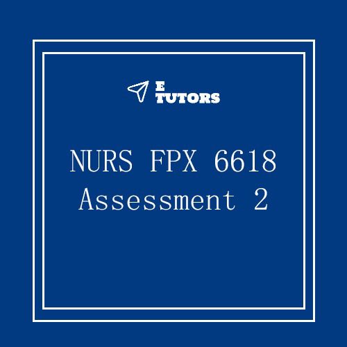 NURS FPX 6618 Assessment 2